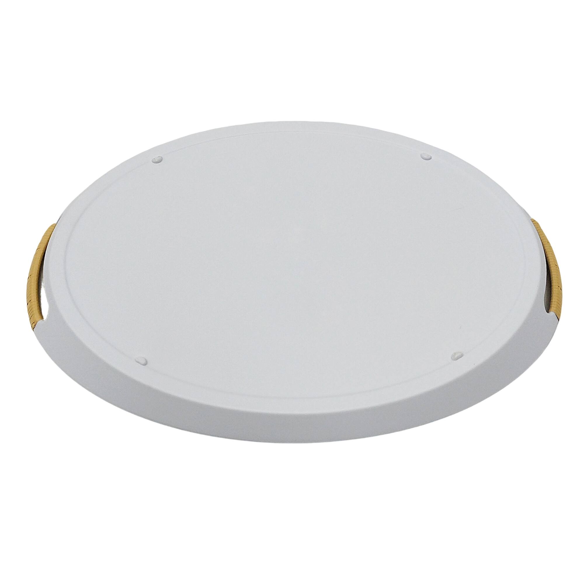 17" Oval Melamine Tray with Wrapped Handles by Celebrate It™